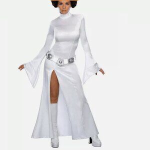 Elegant White Long Sleeve Dress